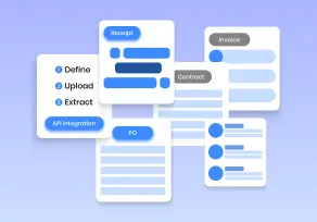 AI-powered document scanning and document detection automate data extraction from documents with high accuracy. Extract, classify, and convert invoices, forms, and contracts into usable data using advanced AI document extraction.